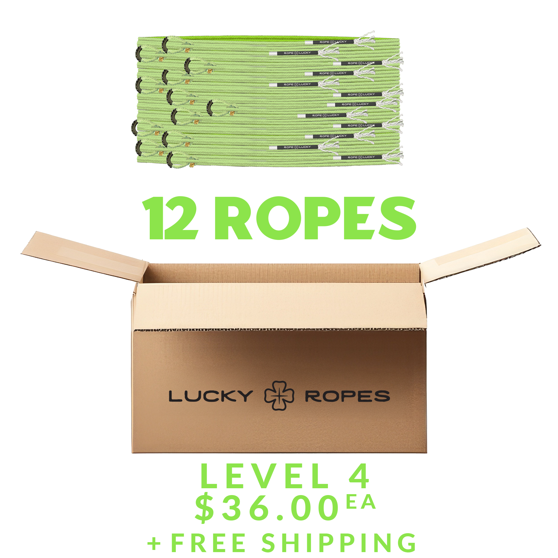 Rope Lucky Heel Rope - Green