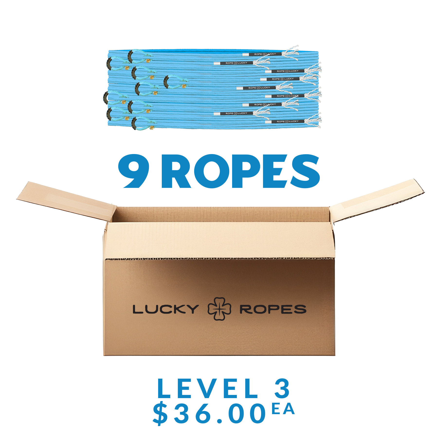 Rope Lucky Heel Rope - Blue