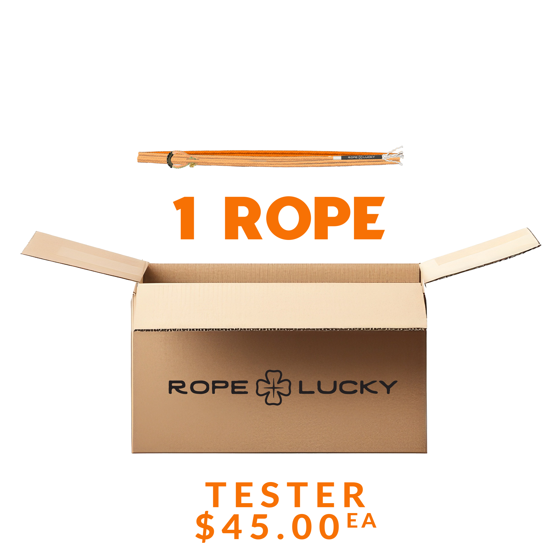 Rope Lucky Heel Rope - Orange