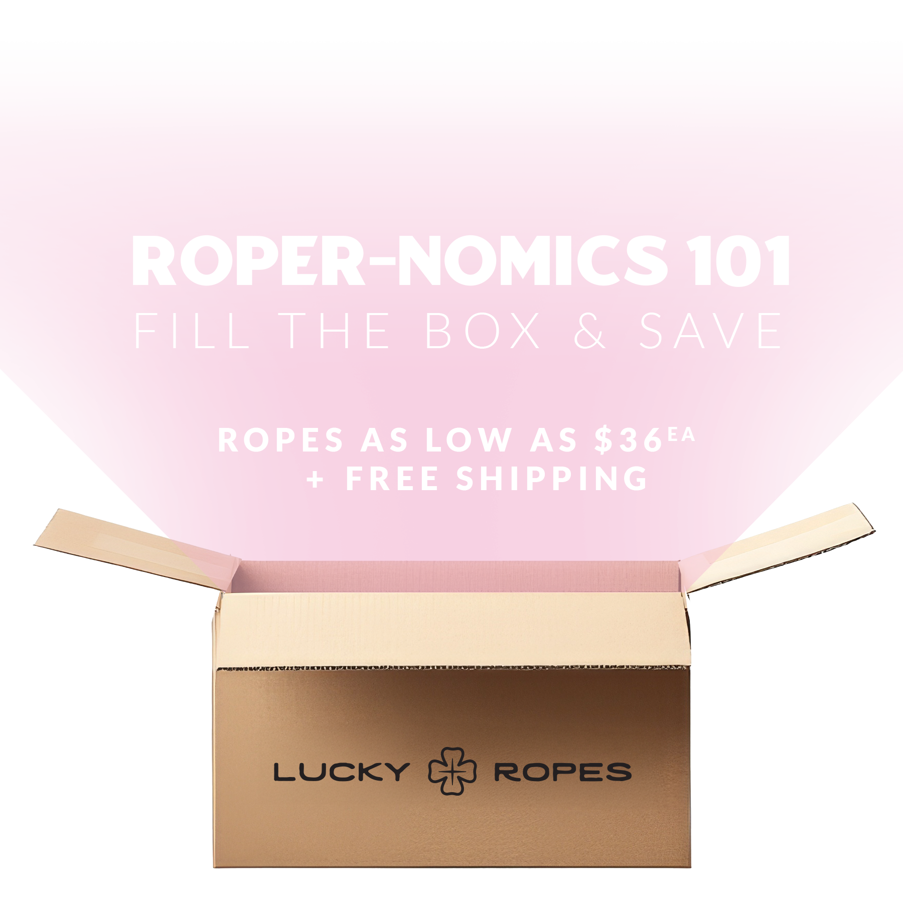 Rope Lucky Heel Rope - Pink