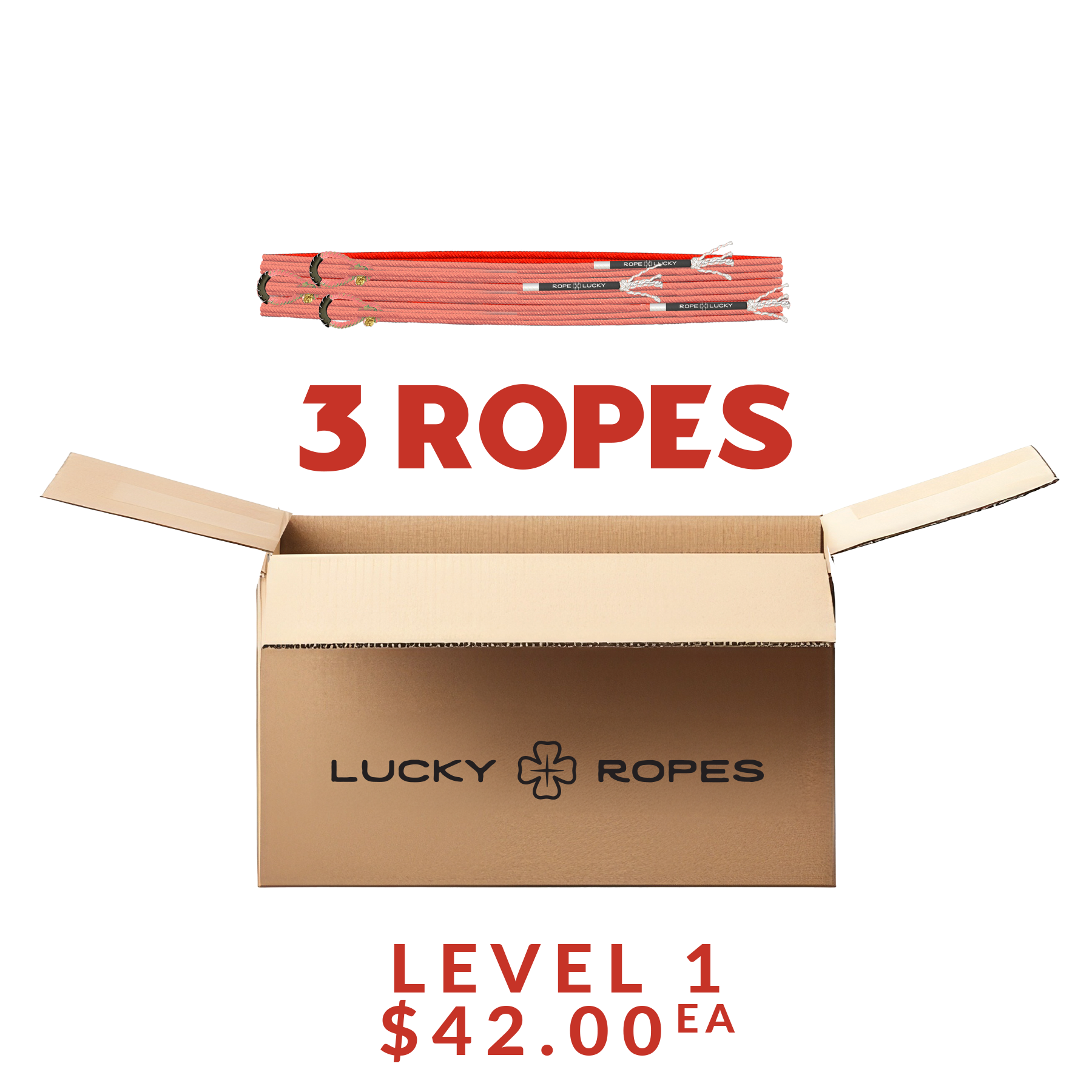 Rope Lucky Heel Rope - Red