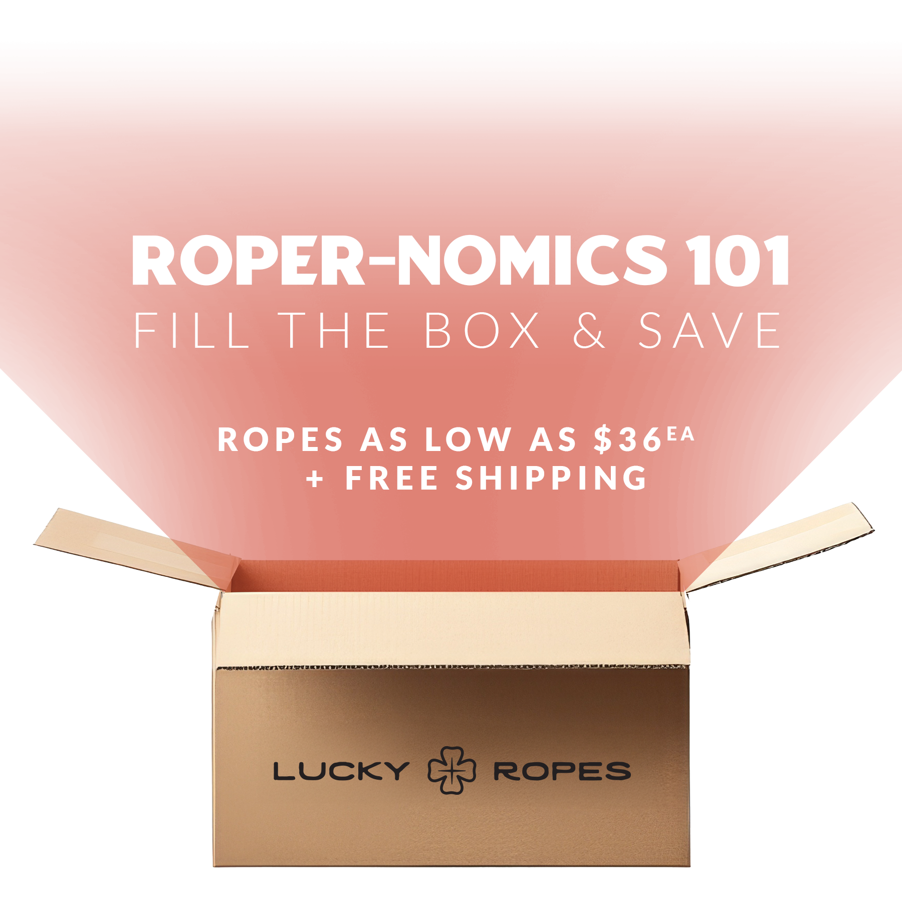 Rope Lucky Heel Rope - Red