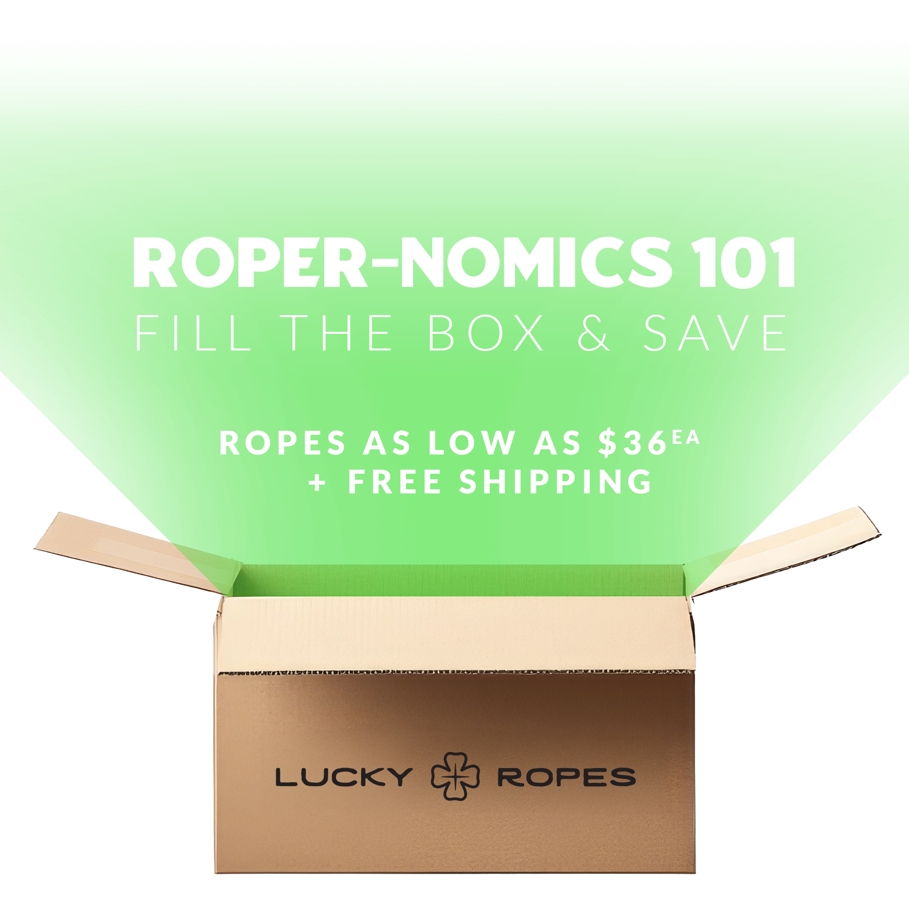 Rope Lucky Heel Rope - Green