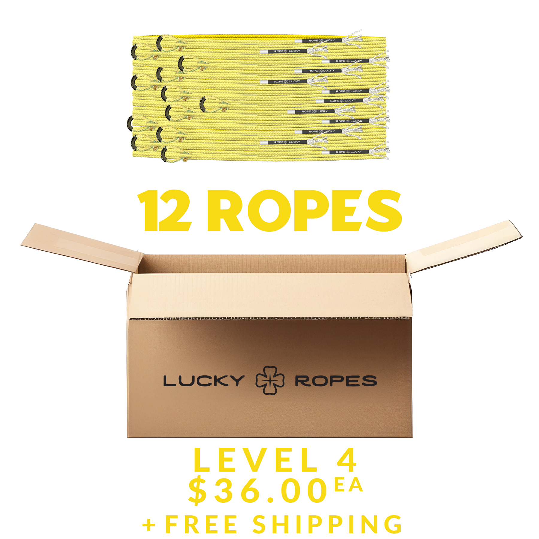 Rope Lucky Heel Rope - Yellow