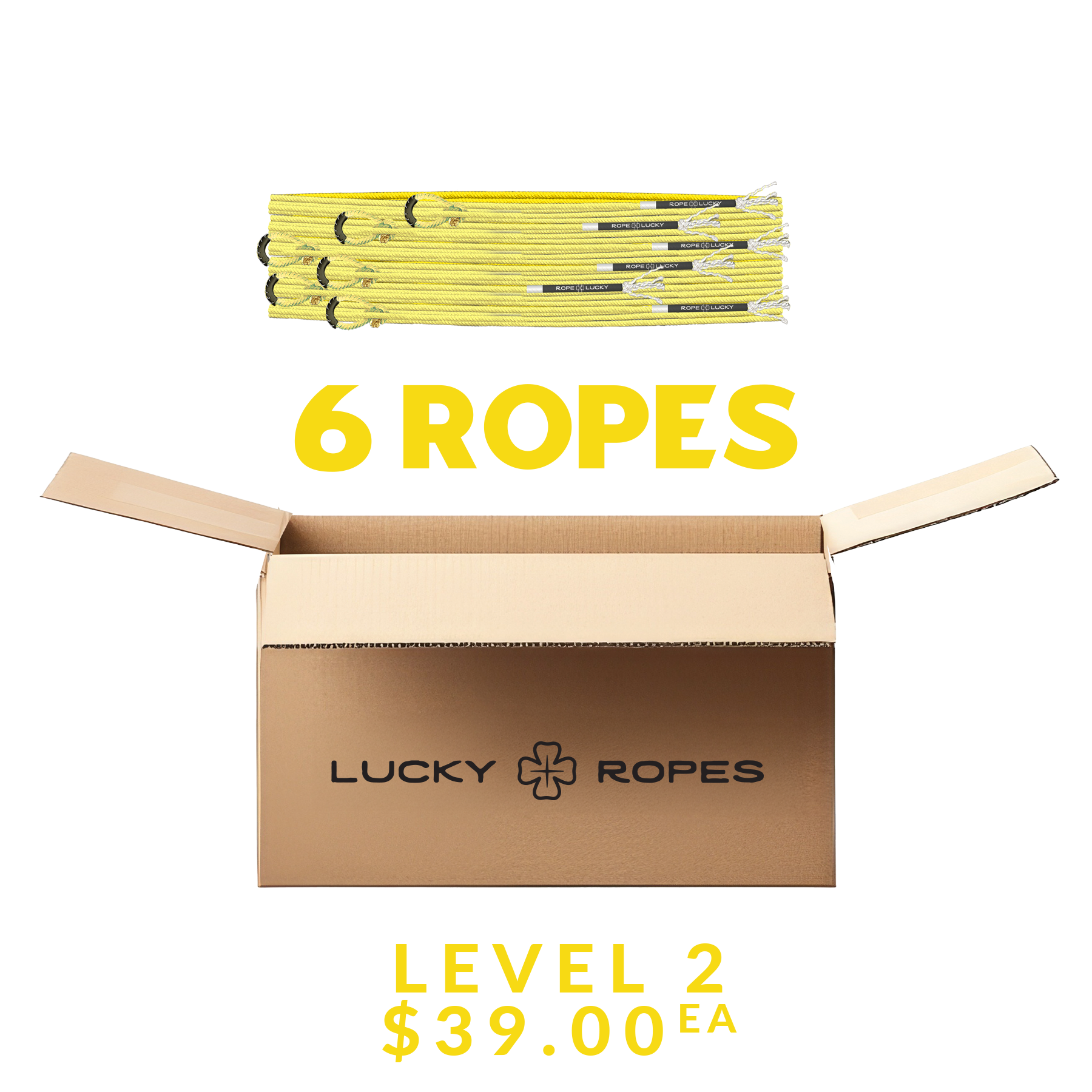 Rope Lucky Heel Rope - Yellow