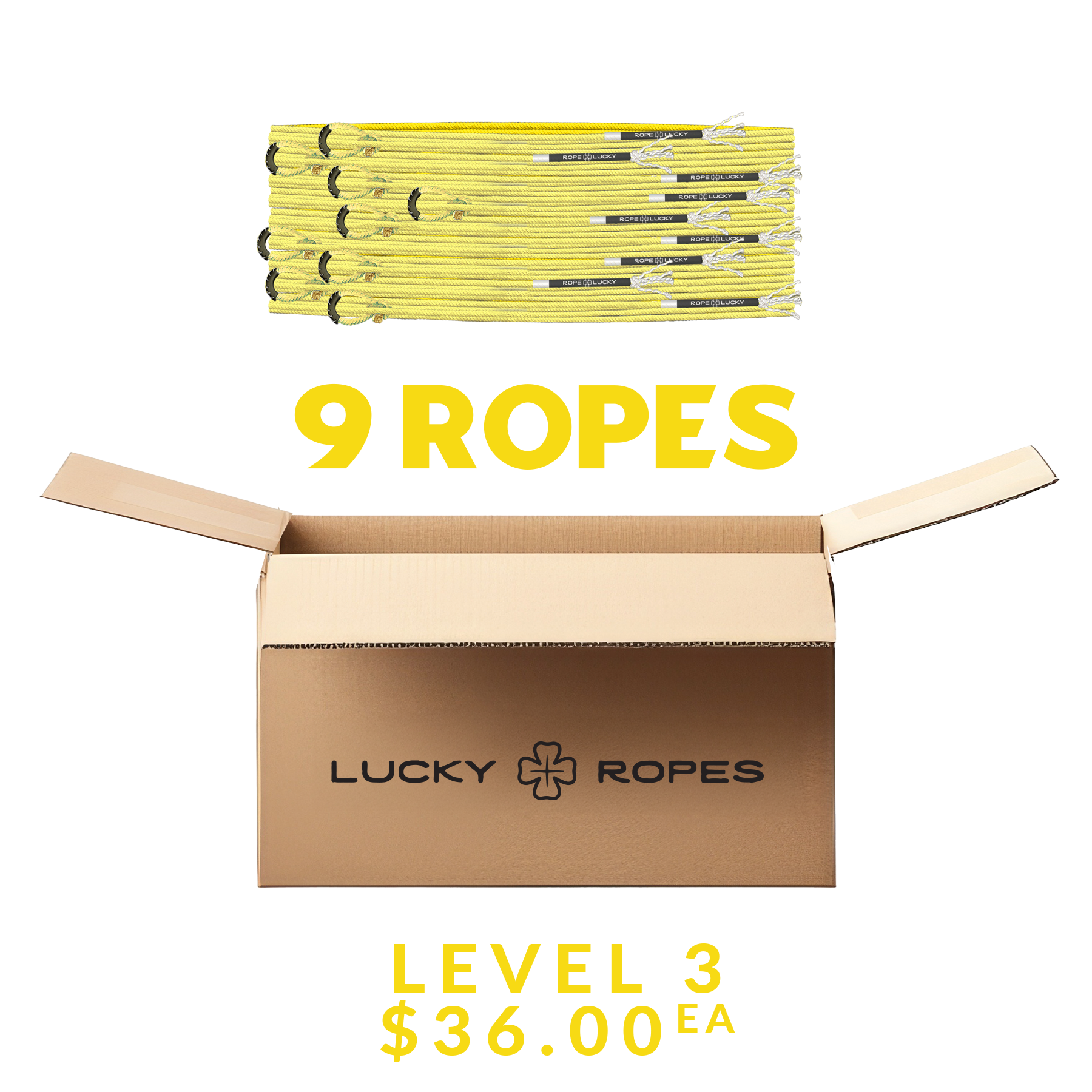 Rope Lucky Heel Rope - Yellow