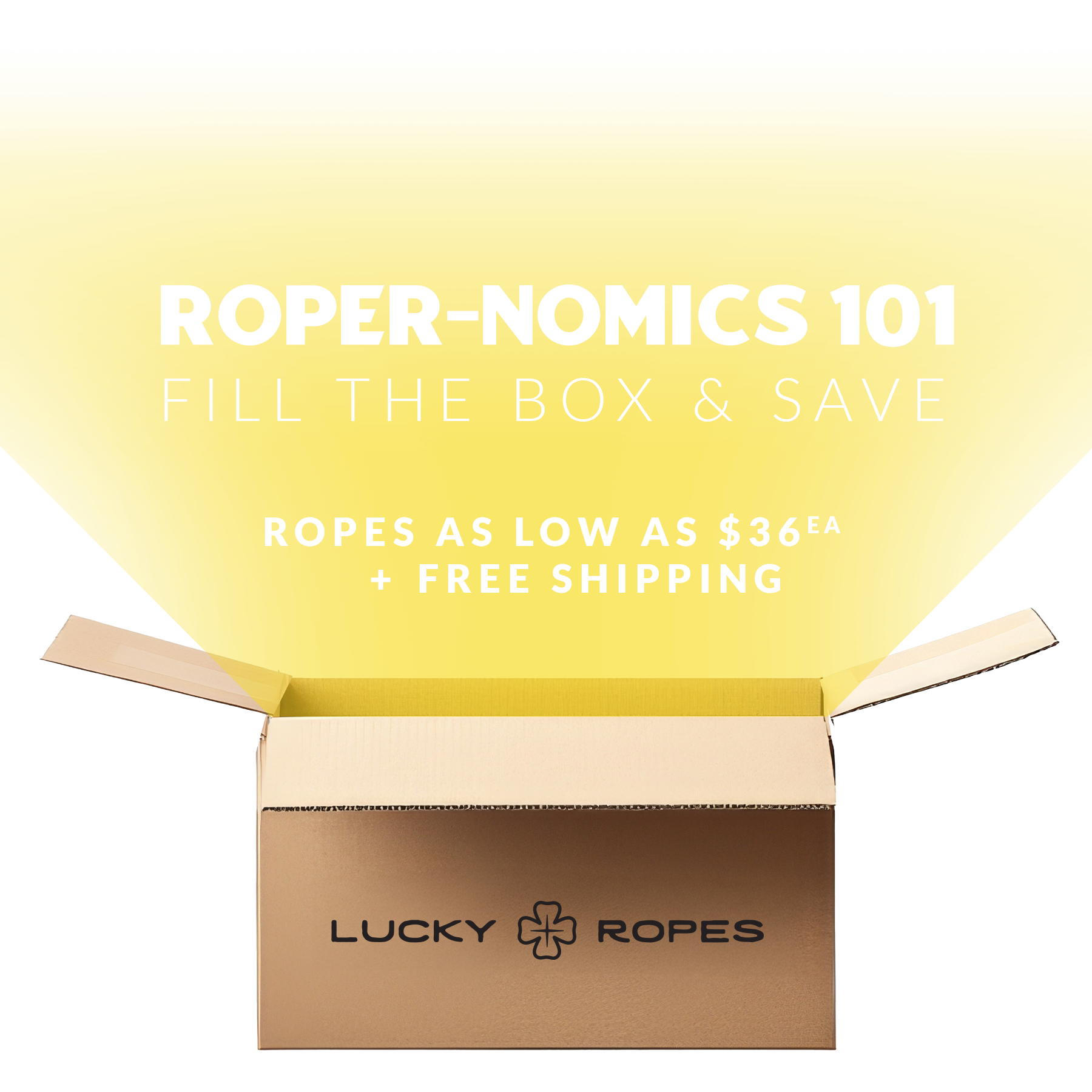 Rope Lucky Heel Rope - Yellow