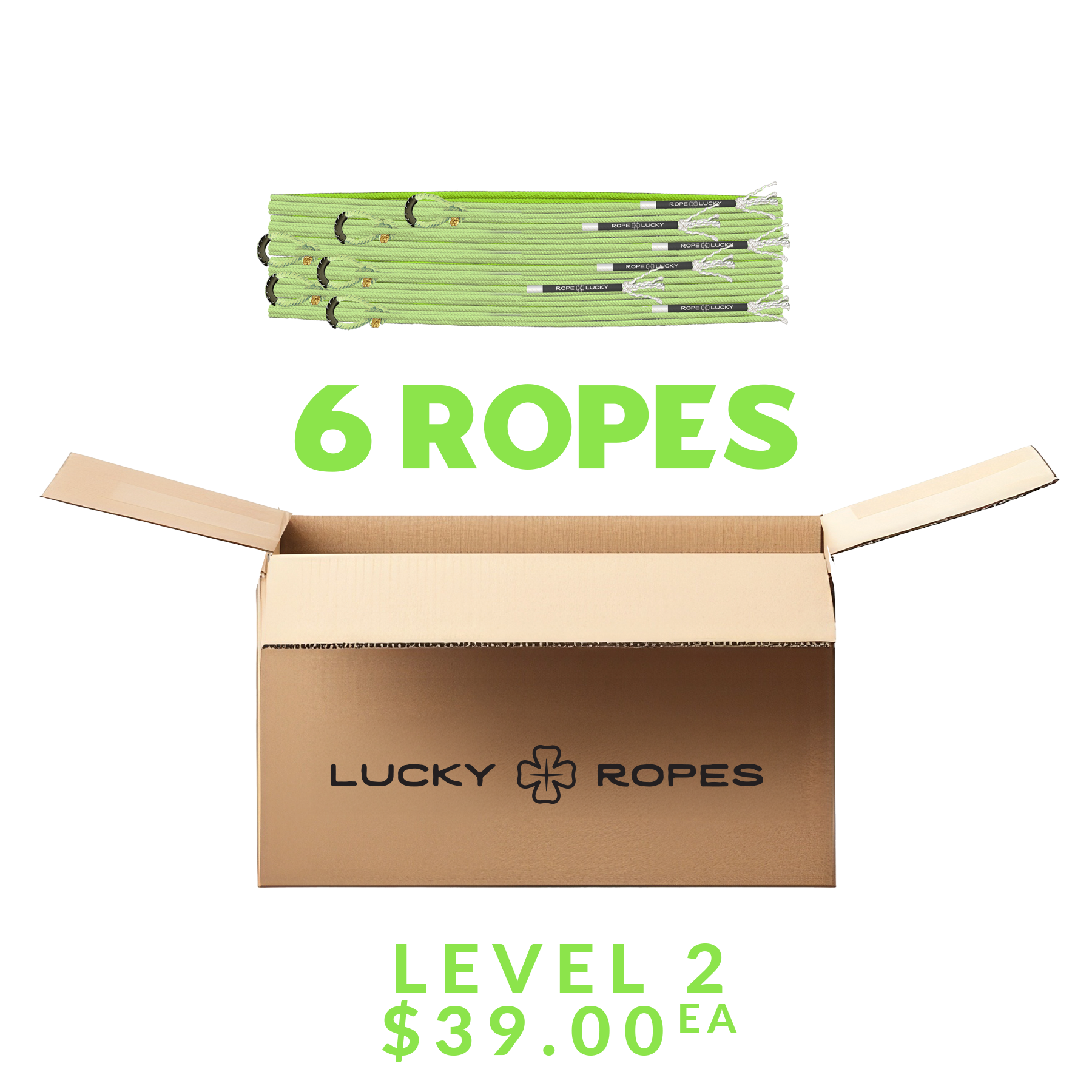 Rope Lucky Heel Rope - Green