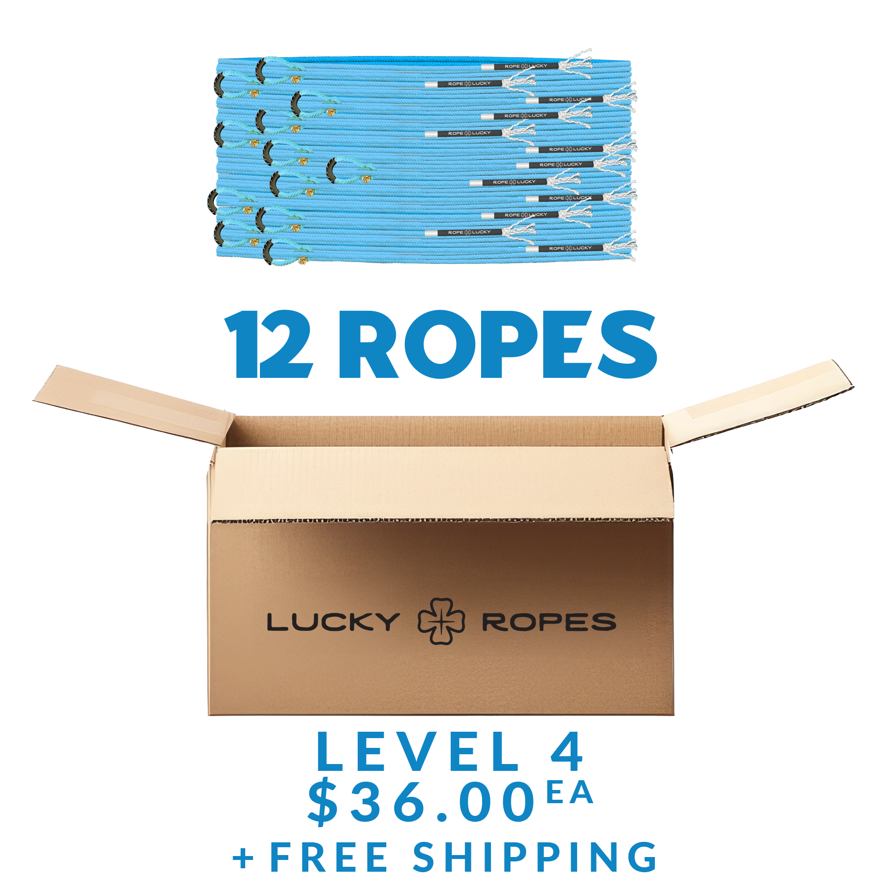 Rope Lucky Heel Rope - Blue