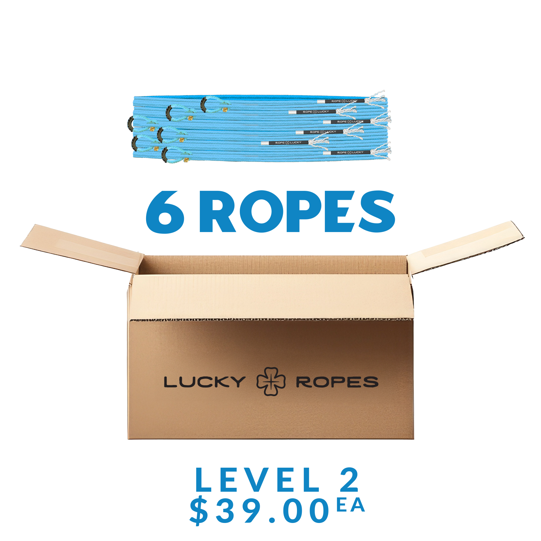 Rope Lucky Heel Rope - Blue