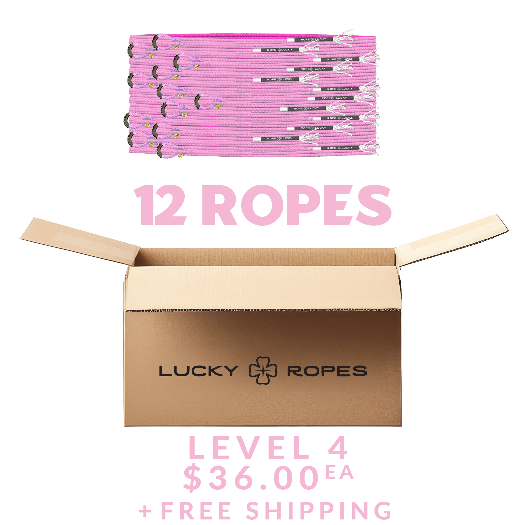 Rope Lucky Heel Rope - Pink