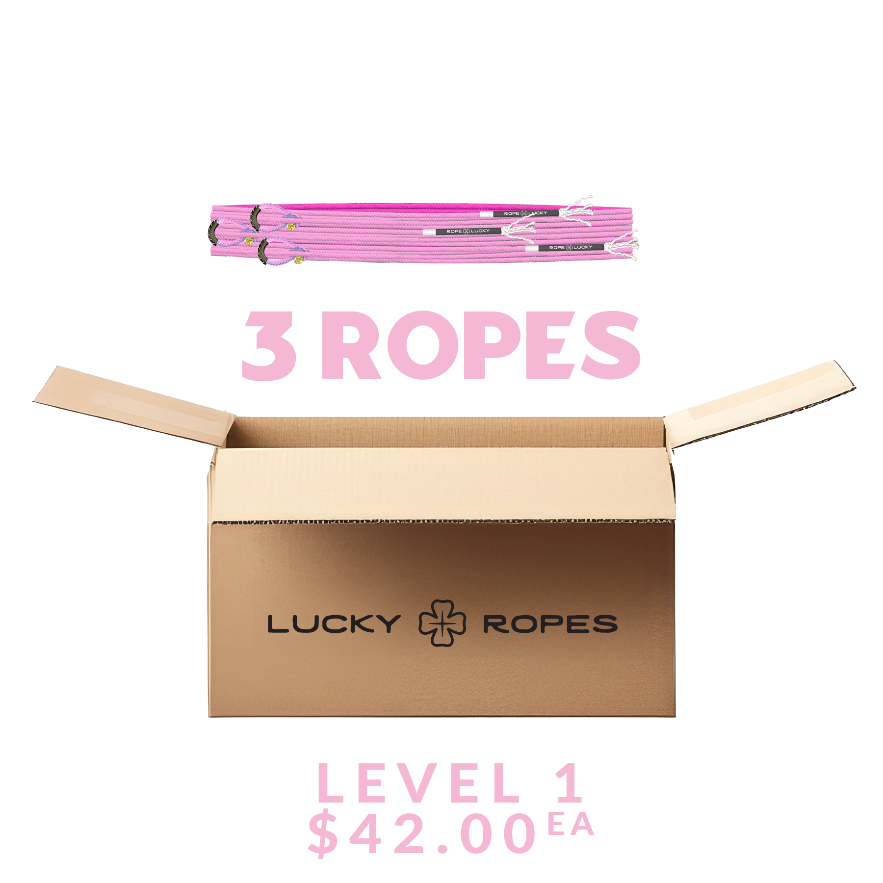 Rope Lucky Heel Rope - Pink