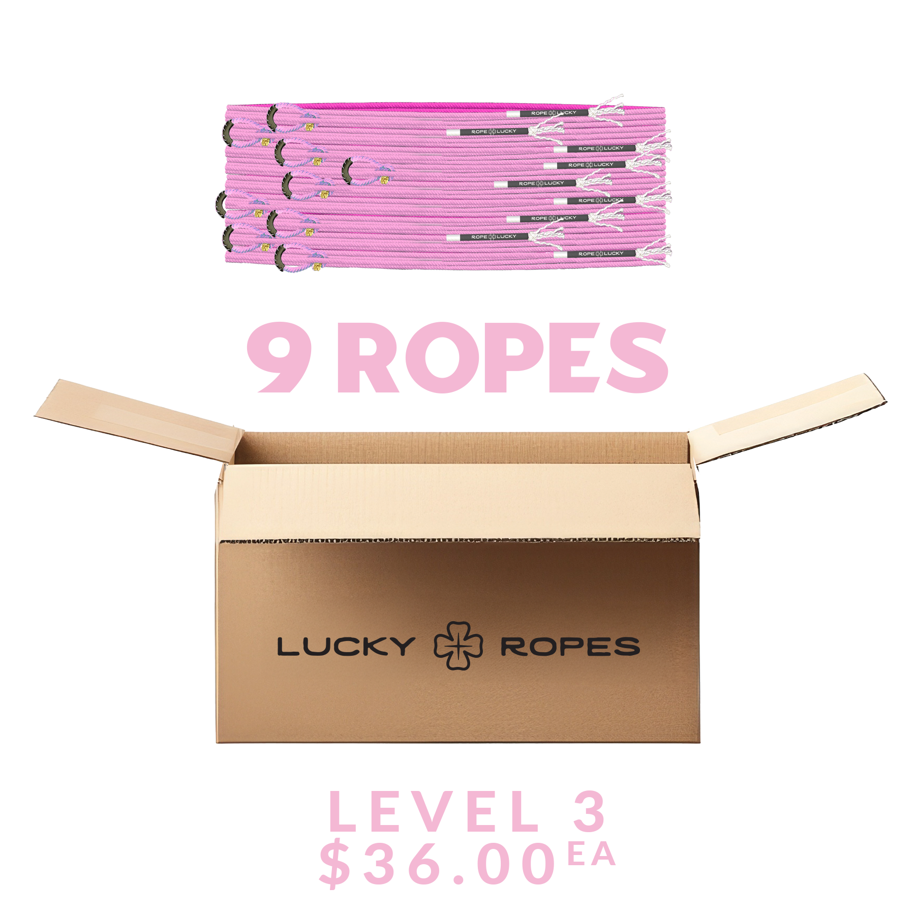 Rope Lucky Heel Rope - Pink