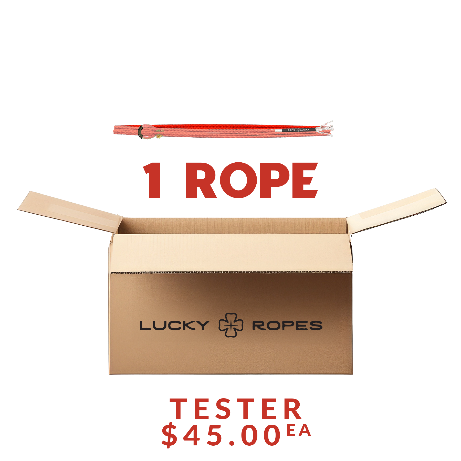 Rope Lucky Heel Rope - Red